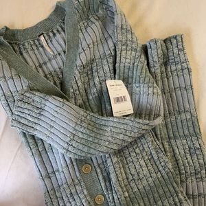 Free People Long Sweater Cardigan Size Large NWT